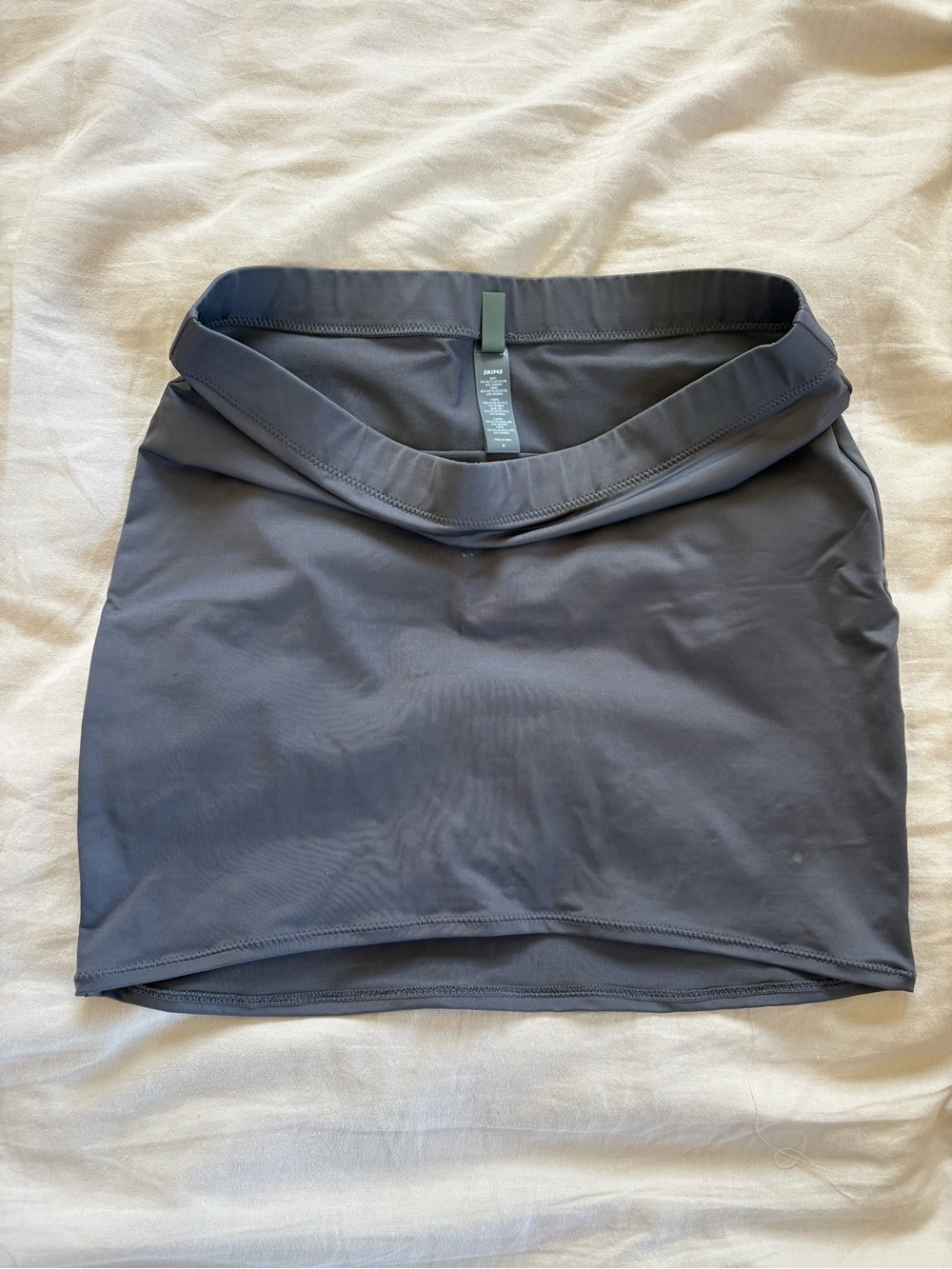 SKIMS Swim Dark Gray Standard Skirt
